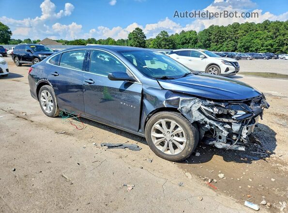1G1ZD5ST9MF018668 2021 CHEVROLET MALIBU Синий Передняя правая четверть