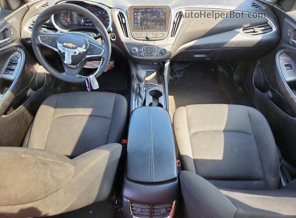 1G1ZD5ST9MF018668 2021 CHEVROLET MALIBU Синий Вид панели приборов