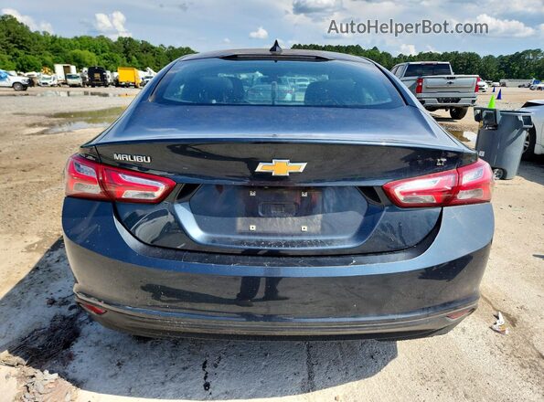 1G1ZD5ST9MF018668 2021 CHEVROLET MALIBU Синий Вид сзади