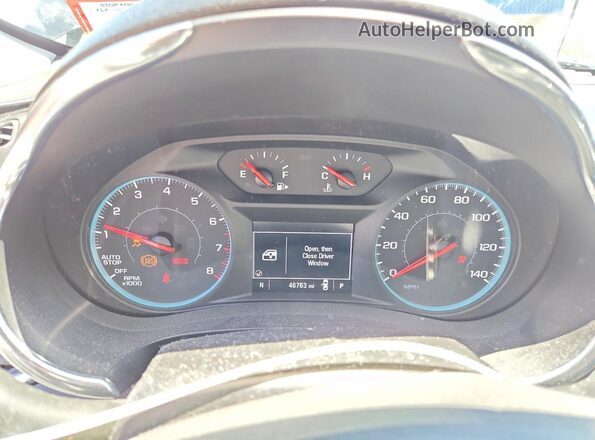 1G1ZD5ST9MF048401 2021 CHEVROLET MALIBU Black Widok zestawu wskaźników