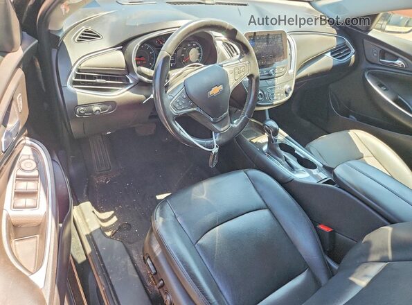 1G1ZD5ST9MF048401 2021 CHEVROLET MALIBU Black Widok deski rozdzielczej