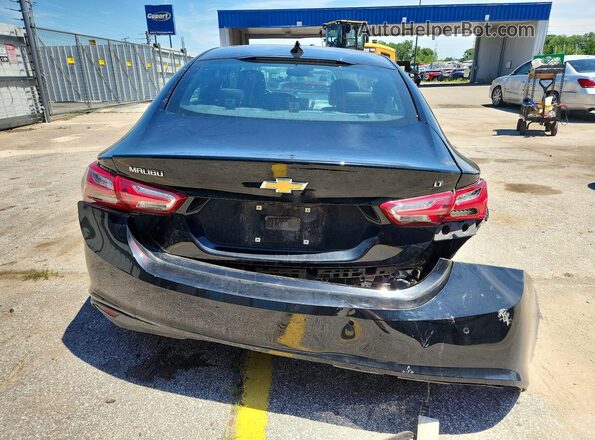 1G1ZD5ST9MF048401 2021 CHEVROLET MALIBU Black Widok z tyłu