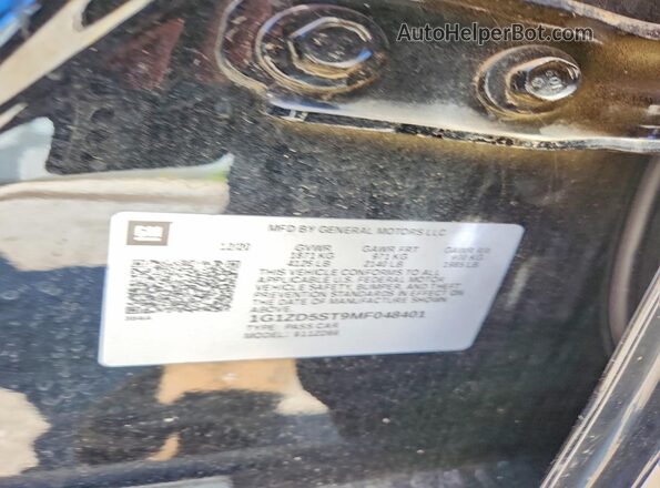 1G1ZD5ST9MF048401 2021 CHEVROLET MALIBU Black Widok komory silnika