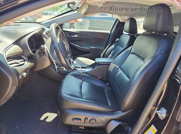 1G1ZD5ST9MF048401 2021 CHEVROLET MALIBU Black Widok wnętrza z przodu