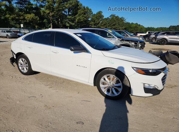 1G1ZD5ST9MF065750 2021 CHEVROLET MALIBU Белый Передняя правая четверть