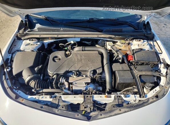1G1ZD5ST9MF065750 2021 CHEVROLET MALIBU Белый Вид задней части салона