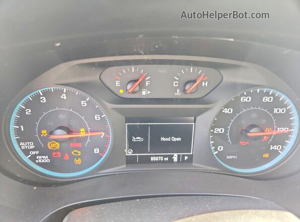 1G1ZD5ST9MF065750 2021 CHEVROLET MALIBU Белый Вид щитка приборов