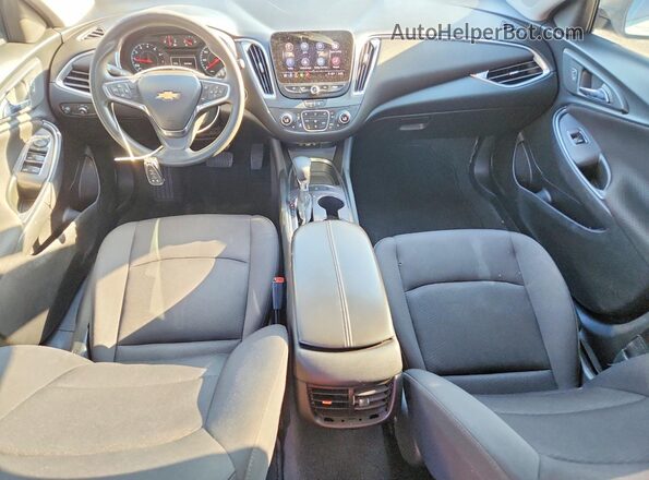 1G1ZD5ST9MF065750 2021 CHEVROLET MALIBU Белый Вид панели приборов