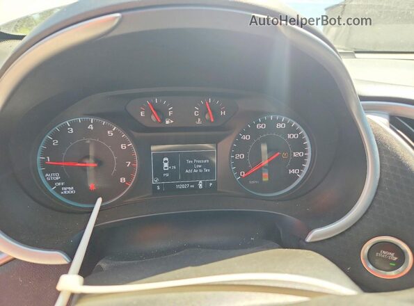 1G1ZD5ST9NF108808 2022 CHEVROLET MALIBU White ხელსაწყოთა პანელის ხედი