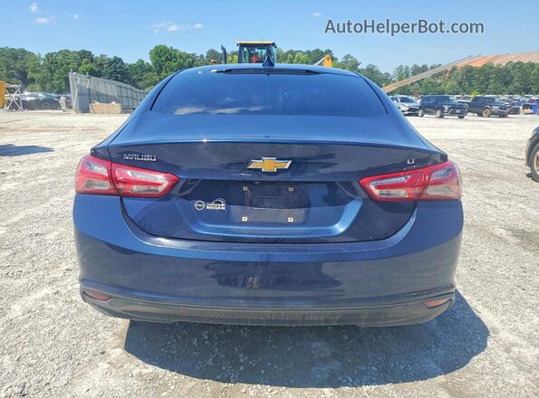 1G1ZD5ST9NF137306 2022 CHEVROLET MALIBU Синий Вид сзади