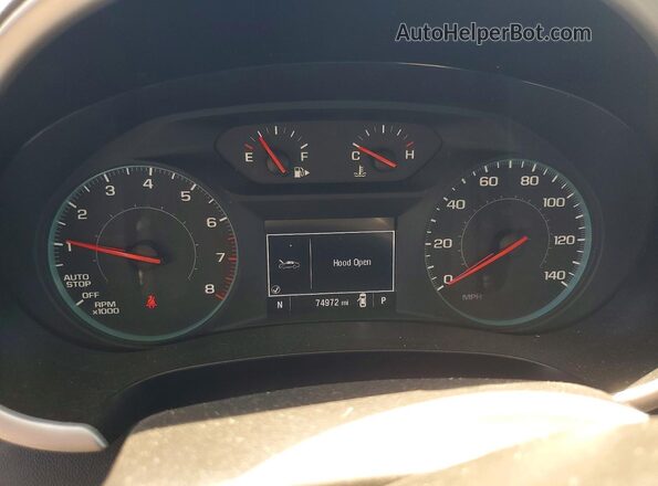 1G1ZD5ST9NF169429 2022 CHEVROLET MALIBU Silver Widok zestawu wskaźników