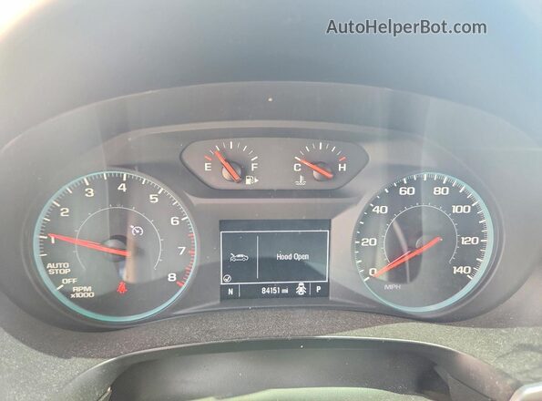 1G1ZD5ST9NF173884 2022 CHEVROLET MALIBU Серебряный Вид щитка приборов