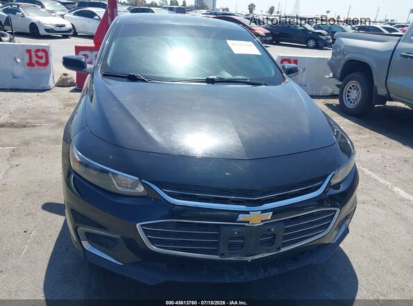 1G1ZD5STOJF263368 2018 CHEVROLET MALIBU Black Rear interior view