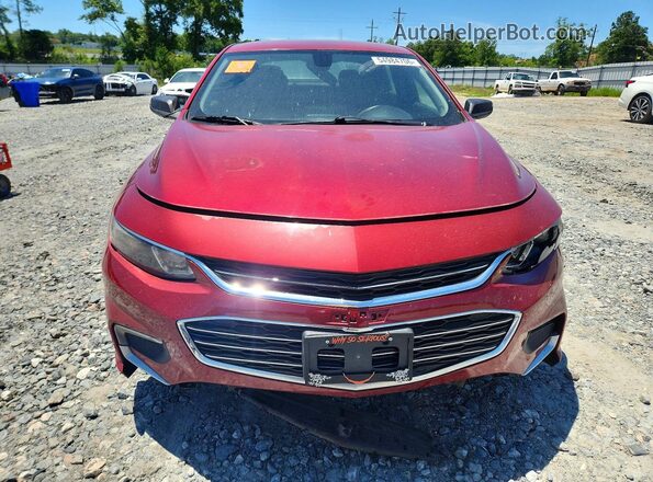 1G1ZD5STXJF139530 2018 CHEVROLET MALIBU Red წინა ხედი