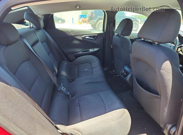 1G1ZD5STXJF139530 2018 CHEVROLET MALIBU Red უკანა სავარძლების ხედი
