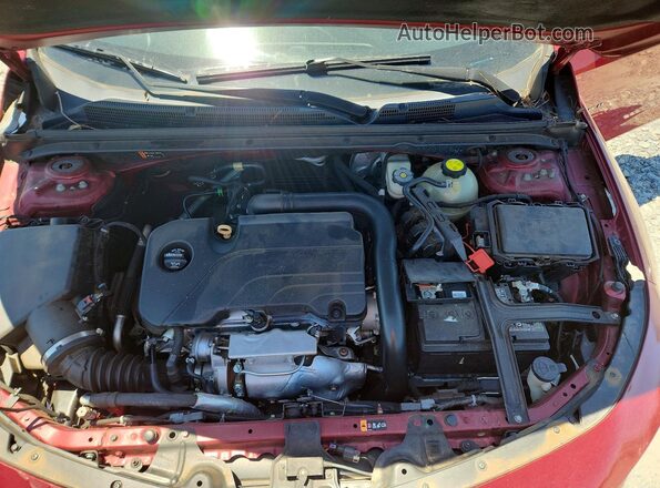 1G1ZD5STXJF139530 2018 CHEVROLET MALIBU Red უკანა სალონის ხედი