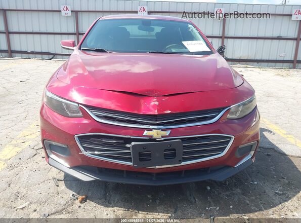 1G1ZD5STXJF199002 2018 CHEVROLET MALIBU Red Widok zestawu wskaźników