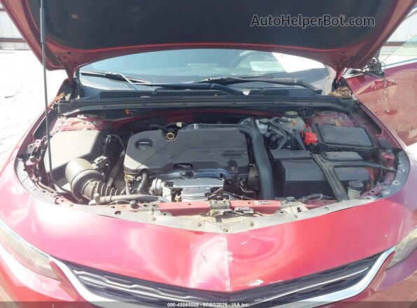 1G1ZD5STXJF199002 2018 CHEVROLET MALIBU Red Widok z tyłu
