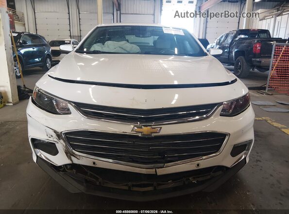 1G1ZD5STXJF199288 2018 CHEVROLET MALIBU Белый Вид щитка приборов