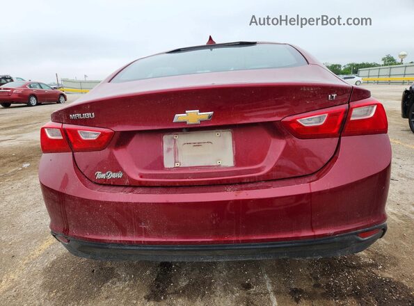 1G1ZD5STXJF240955 2018 CHEVROLET MALIBU Red Вид ззаду