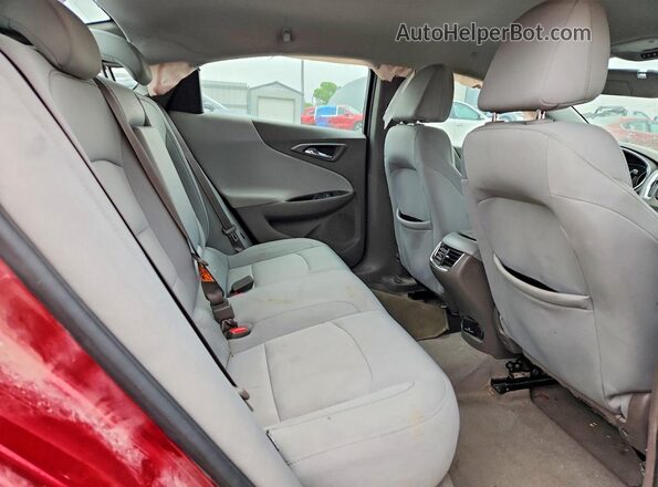 1G1ZD5STXJF240955 2018 CHEVROLET MALIBU Red Вид задніх сидінь