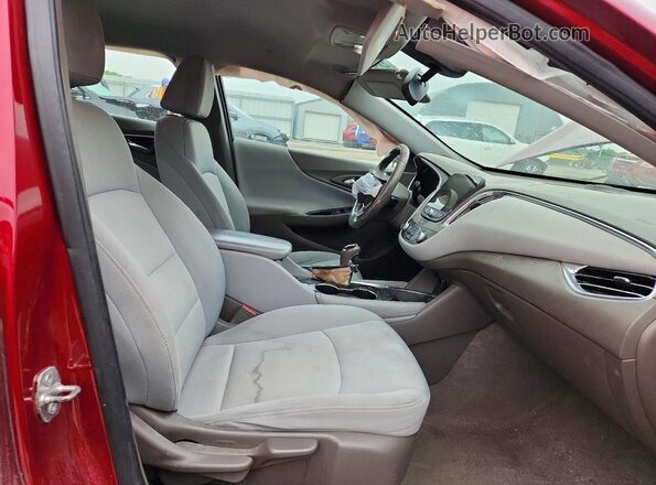 1G1ZD5STXJF240955 2018 CHEVROLET MALIBU Red Вид салону спереду