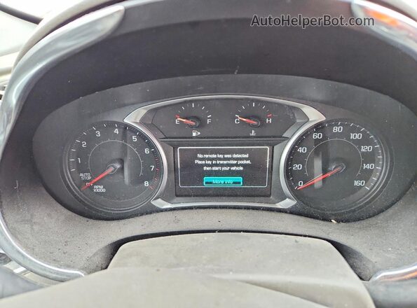 1G1ZD5STXJF240955 2018 CHEVROLET MALIBU Red Вид щитка приладів