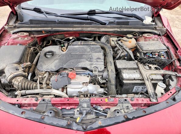 1G1ZD5STXJF240955 2018 CHEVROLET MALIBU Red Вид задньої частини салону