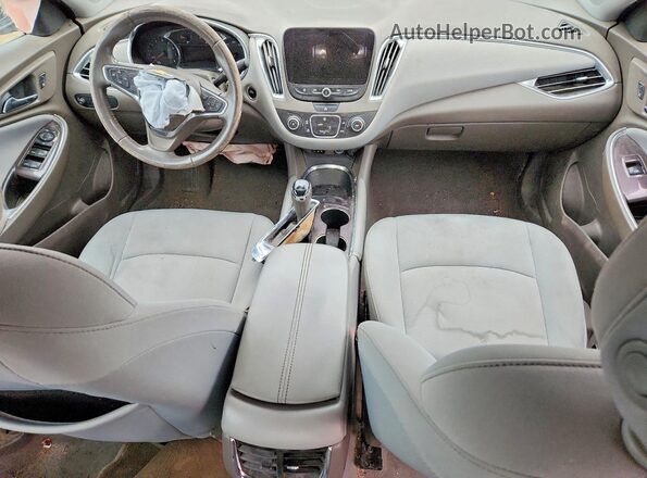 1G1ZD5STXJF240955 2018 CHEVROLET MALIBU Red Вид панелі приладів