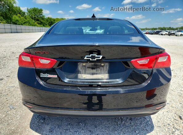 1G1ZD5STXJF270764 2018 CHEVROLET MALIBU Black Widok z tyłu