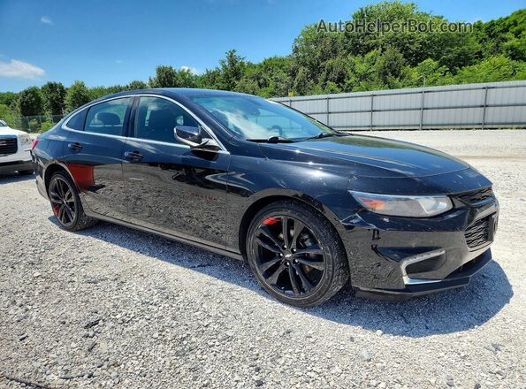 1G1ZD5STXJF270764 2018 CHEVROLET MALIBU Black Przód prawy