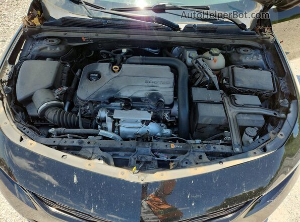 1G1ZD5STXJF270764 2018 CHEVROLET MALIBU Black Widok wnętrza z tyłu