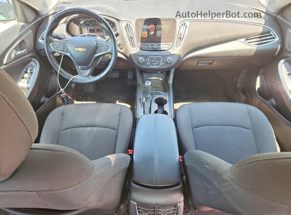 1G1ZD5STXJF270764 2018 CHEVROLET MALIBU Black Widok deski rozdzielczej