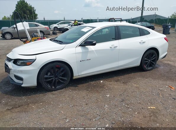 1G1ZD5STXJF287953 2018 CHEVROLET MALIBU White Առջևի ձախ երեք քառորդ տեսարան
