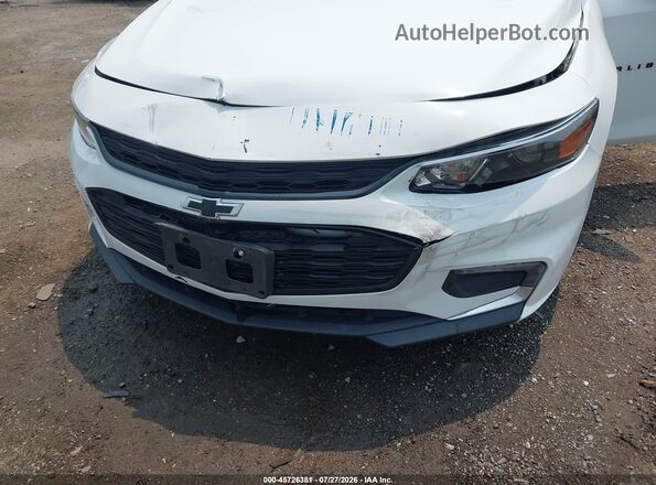 1G1ZD5STXJF287953 2018 CHEVROLET MALIBU White Դիմացի տեսք