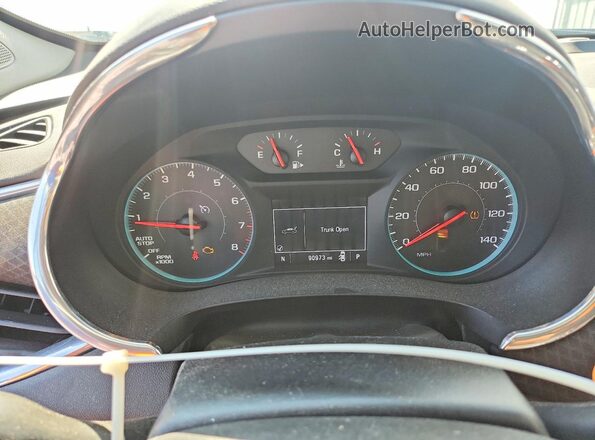 1G1ZD5STXKF129209 2019 CHEVROLET MALIBU Blue Vista del cuadro de instrumentos