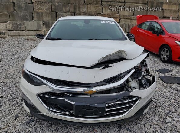 1G1ZD5STXLF070700 2020 CHEVROLET MALIBU White Вид спереду