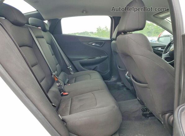 1G1ZD5STXLF070700 2020 CHEVROLET MALIBU White Вид задніх сидінь
