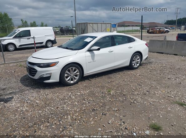 1G1ZD5STXMF027556 2021 CHEVROLET MALIBU Белый Передняя левая четверть