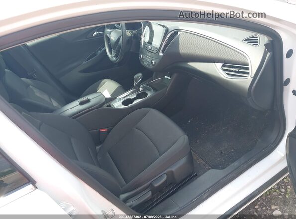 1G1ZD5STXMF027556 2021 CHEVROLET MALIBU Белый Вид салона спереди
