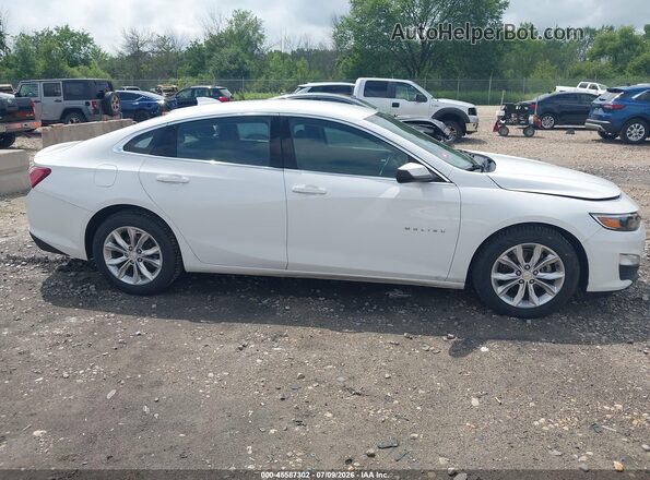 1G1ZD5STXMF027556 2021 CHEVROLET MALIBU Белый Вид задней части салона