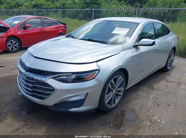 1G1ZD5STXMF070732 2021 CHEVROLET MALIBU Silver Առջևի ձախ երեք քառորդ տեսարան
