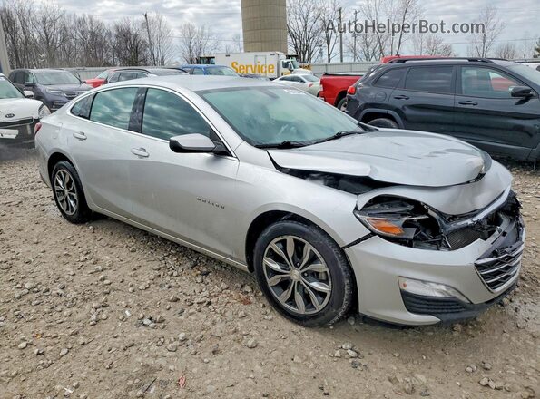 1G1ZD5STXMF074117 2021 CHEVROLET MALIBU Silver Front right