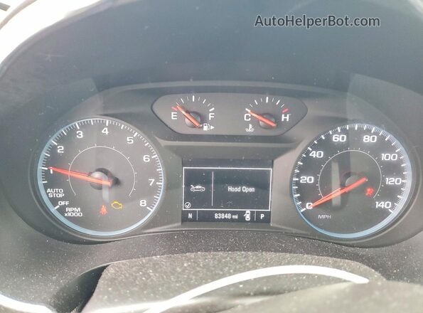 1G1ZD5STXMF074117 2021 CHEVROLET MALIBU Silver Instrument cluster view