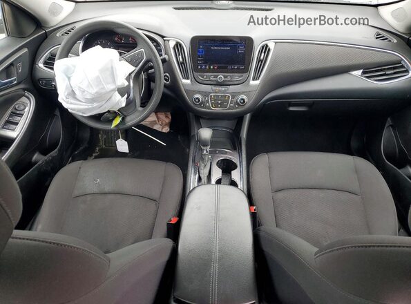 1G1ZD5STXMF074117 2021 CHEVROLET MALIBU Silver Dashboard view
