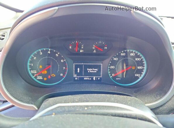 1G1ZD5STXNF106307 2022 CHEVROLET MALIBU Черный Вид щитка приборов