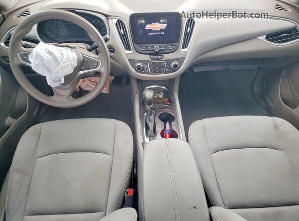 1G1ZD5STXNF121700 2022 CHEVROLET MALIBU Желто-коричневый Вид панели приборов
