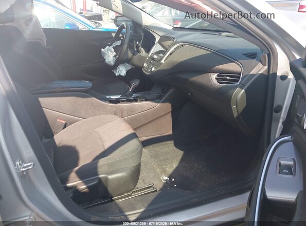 1G1ZD5STXNF122295 2022 CHEVROLET MALIBU Серебряный Вид салона спереди