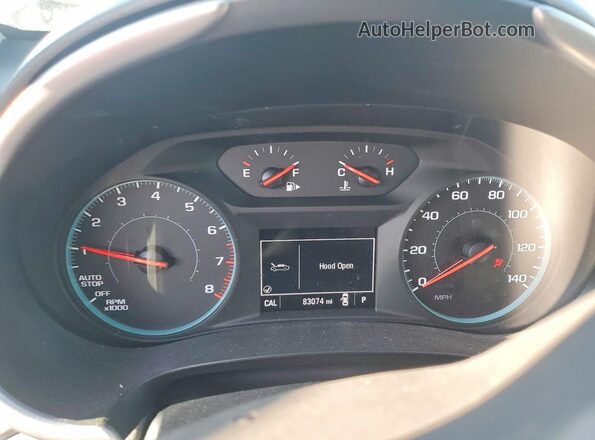 1G1ZD5STXNF134592 2022 CHEVROLET MALIBU Silver Widok zestawu wskaźników