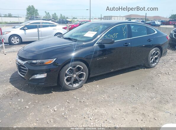 1G1ZD5STXNF184411 2022 CHEVROLET MALIBU Black წინა მარცხენა ხედი სამი მეოთხედიდან